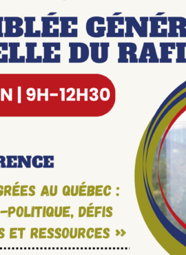 Assemblée générale annuelle du RAFIQ 